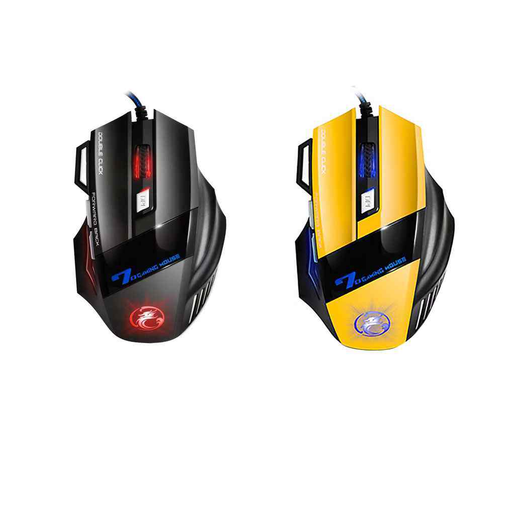 Mouse game iMICE X7 dây dù led 7 màu / Chuột Chơi Game