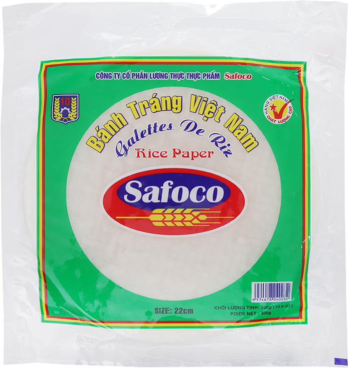 Combo 5 Xấp Bánh Tráng Safoco 22cm 300g