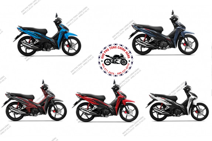 Bộ nhựa dàn áo RSX 110cc- 2020 Vành đúc(Có 5 màu: Xanh - Trắng-Xám đỏ-Xanh xám đen-Đỏ đen)