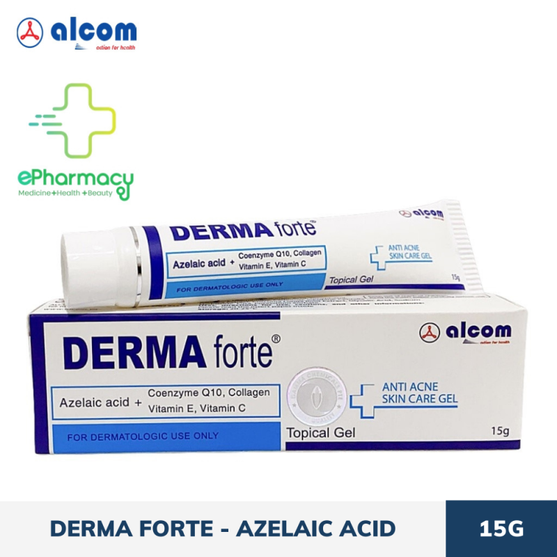 Kem mụn Derma forte  - Gel giảm mụn giảm thâm Derma Forte 15g nhập khẩu