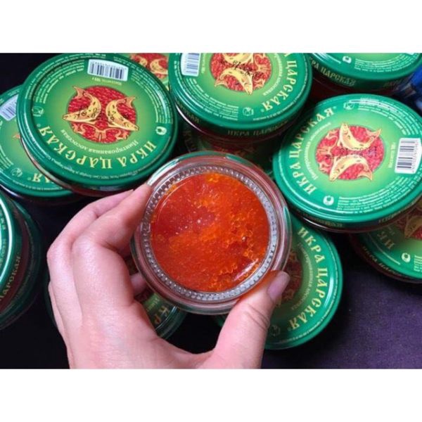 Trứng cá hồi đỏ  Nga  105g  Trứng cá đỏ nga