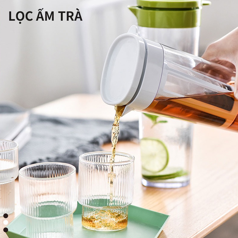 Bình pha cà phê Cold Brew Bình pha cafe cà phê ủ lạnh 1100ml Bình pha trà ABS Vòng đệm silicon dày dặn Phin pha cafe ​Coffee maker DODO