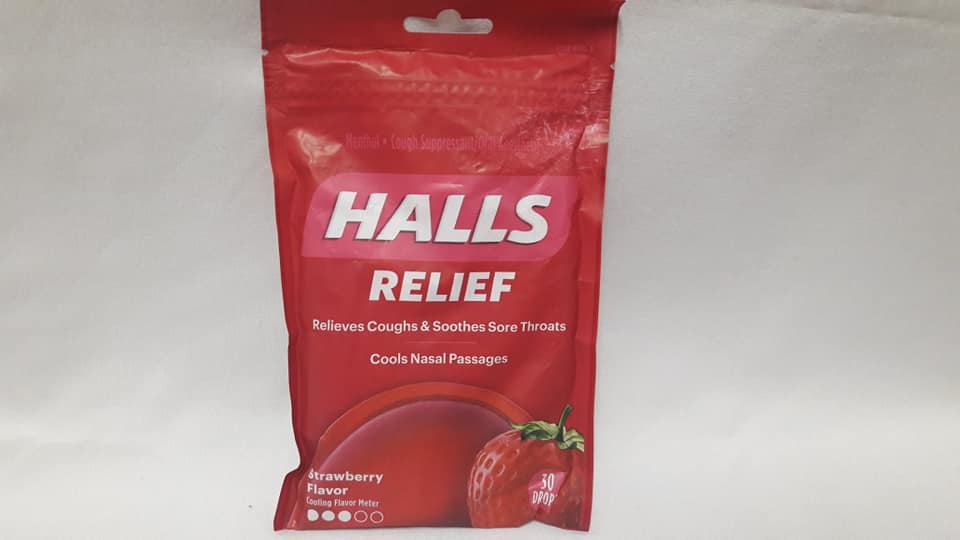 [HCM]Kẹo Ngậm Halls Strawberry - Mỹ (30 Viên)