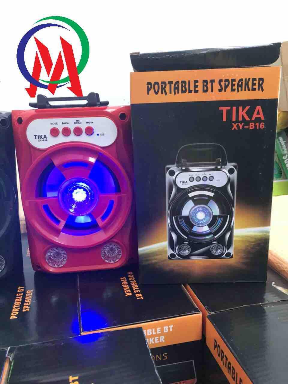 [HCM][LOA VỎ GỖ CHỈ 79K] Loa bluetooth Tika B16/B408