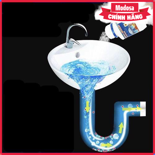 Bột thông tắc cống modosa cực mạnh-tvs55-bột thông bồn cầu, thông tắc ngẽn cống - hàng chính hãng