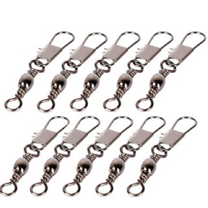 1 bịch khóa khóa link câu cá 100 chiếc khóa link mắc cài siêu bền