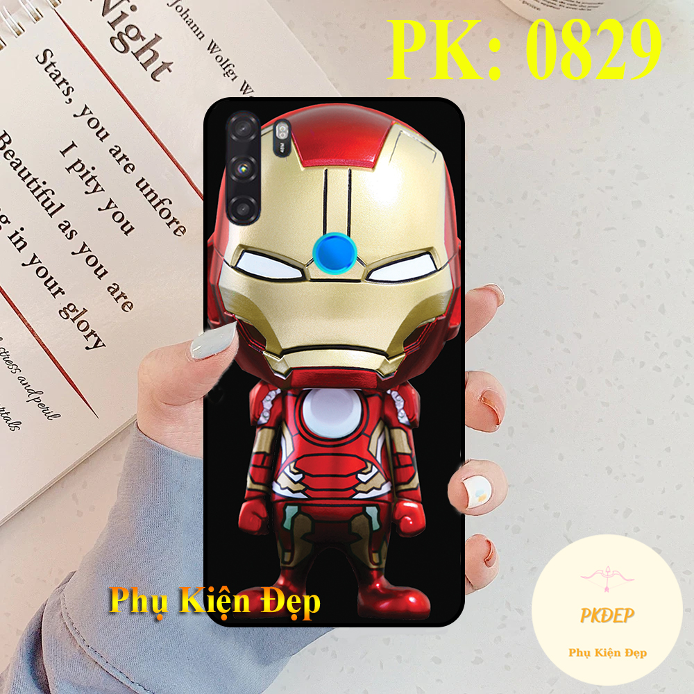 [HCM]Ốp lưng Vsmart Active 3 dẻo đen in hình bst siêu anh hùng chibi