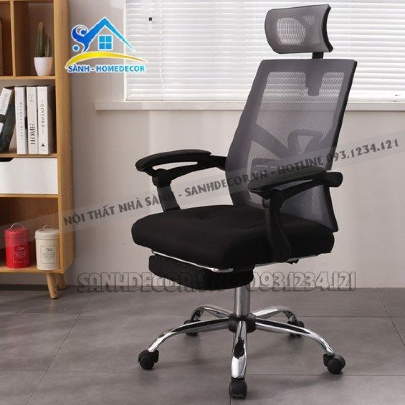 Ghế xoay văn phòng thiết kế sang trọng, ghế trưởng phòng/giám đốc cao cấp GTP09 - Made by SÀNH DECOR giá rẻ