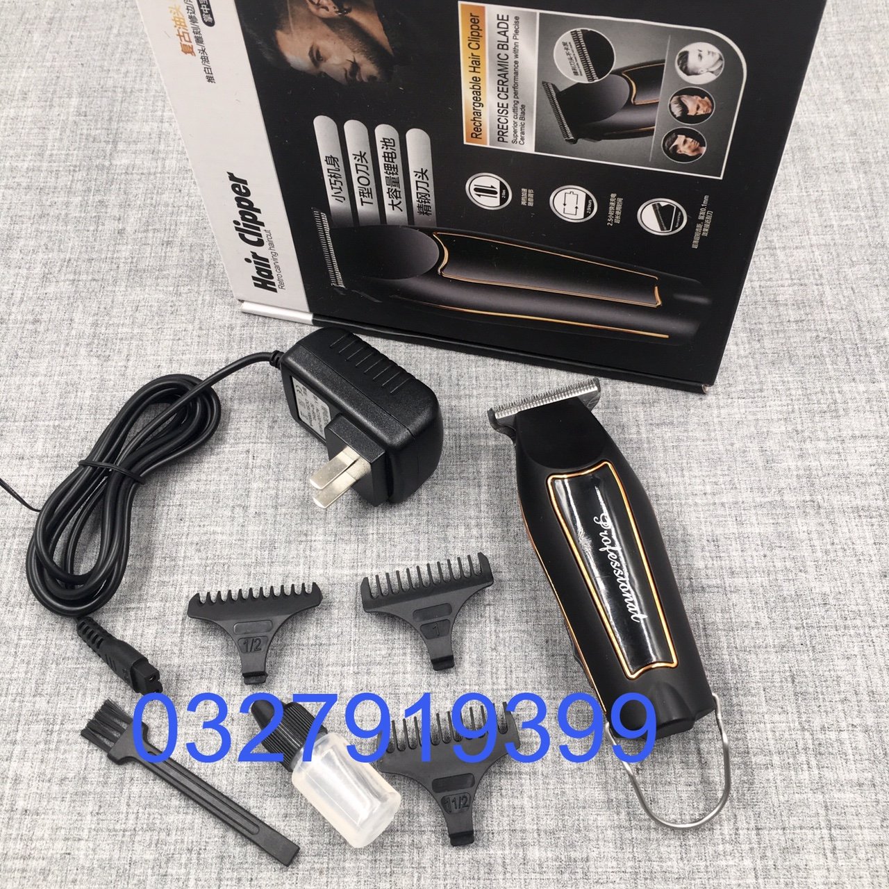 Tông đơ cạo viền cao cấp 5 sao BARBER 9220