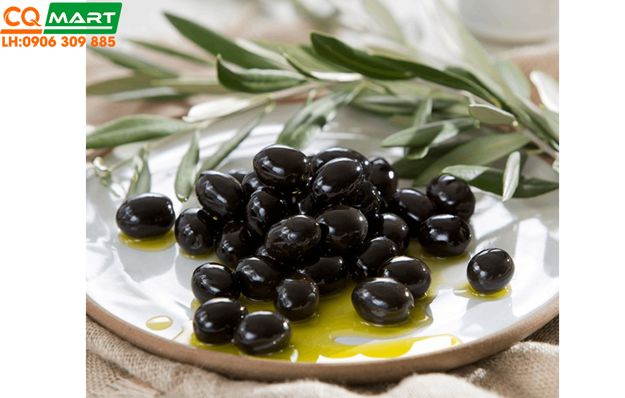 Trái Olive Đen Tách Hạt Fragata Hộp 350g