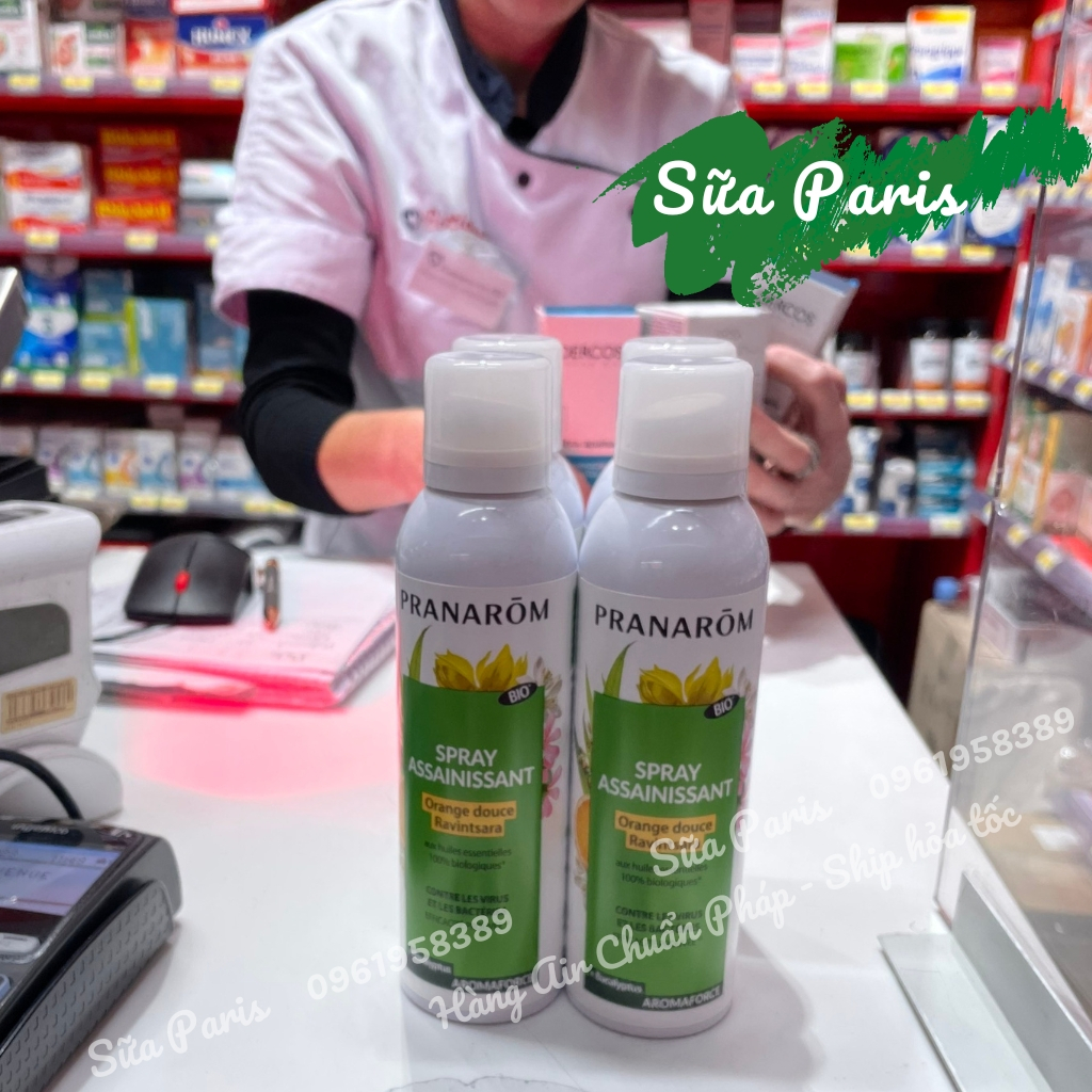 Xịt khuẩn Pranarom spray asainissant_Sữa Paris