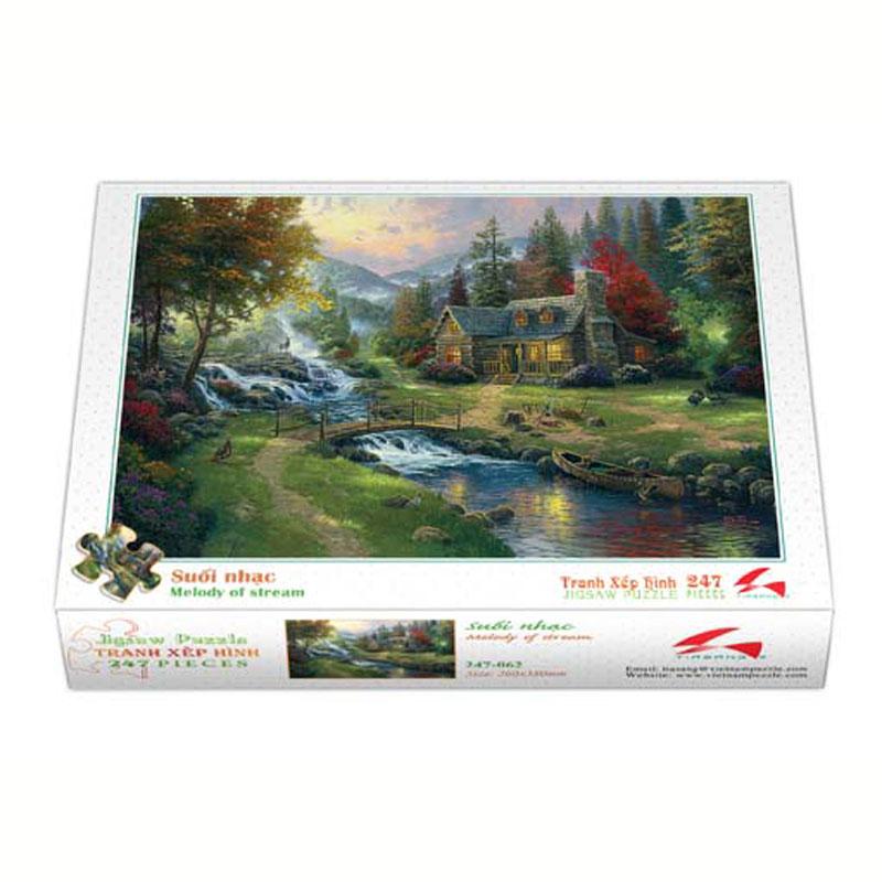 Tranh xếp hình 247 mảnh - Suối nhạc