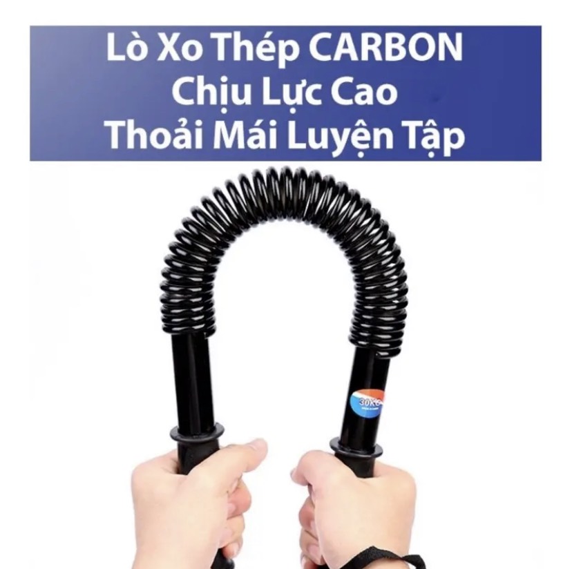 Combo 2 Thanh Gậy Tập Tay Lò Xo Đàn Hồi 20kg và 30kg