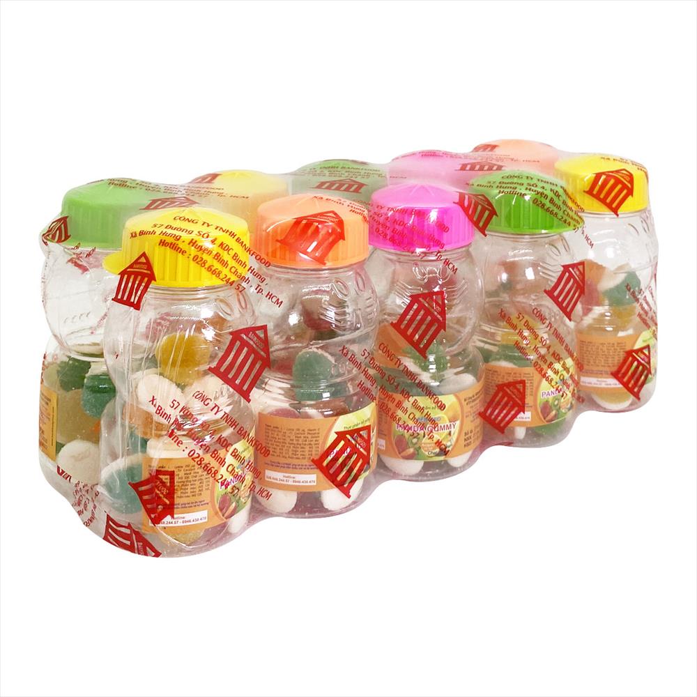 Lẻ 1 chai kẹo dẻo chóp chai 40gr
