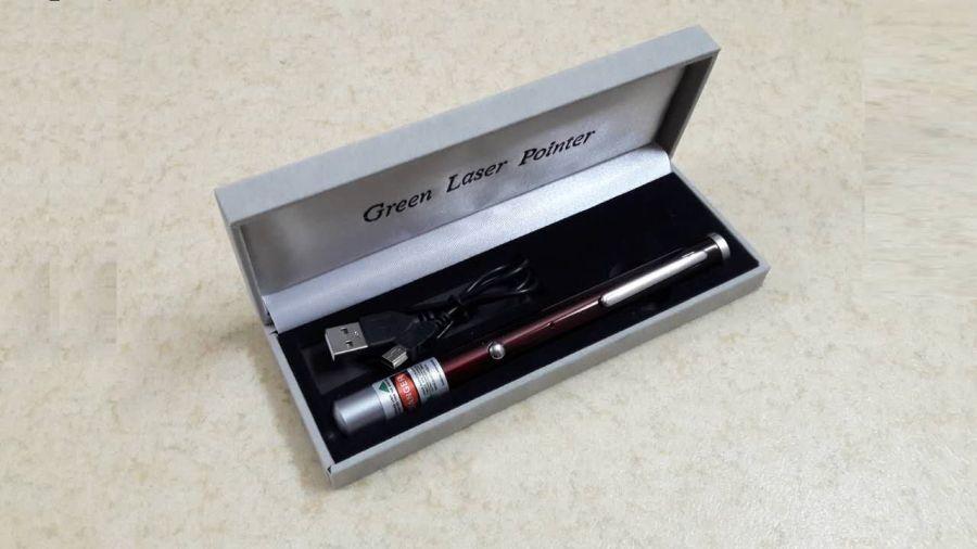 Bút laser sạc USB có 5 màu - quà tặng độc đáo