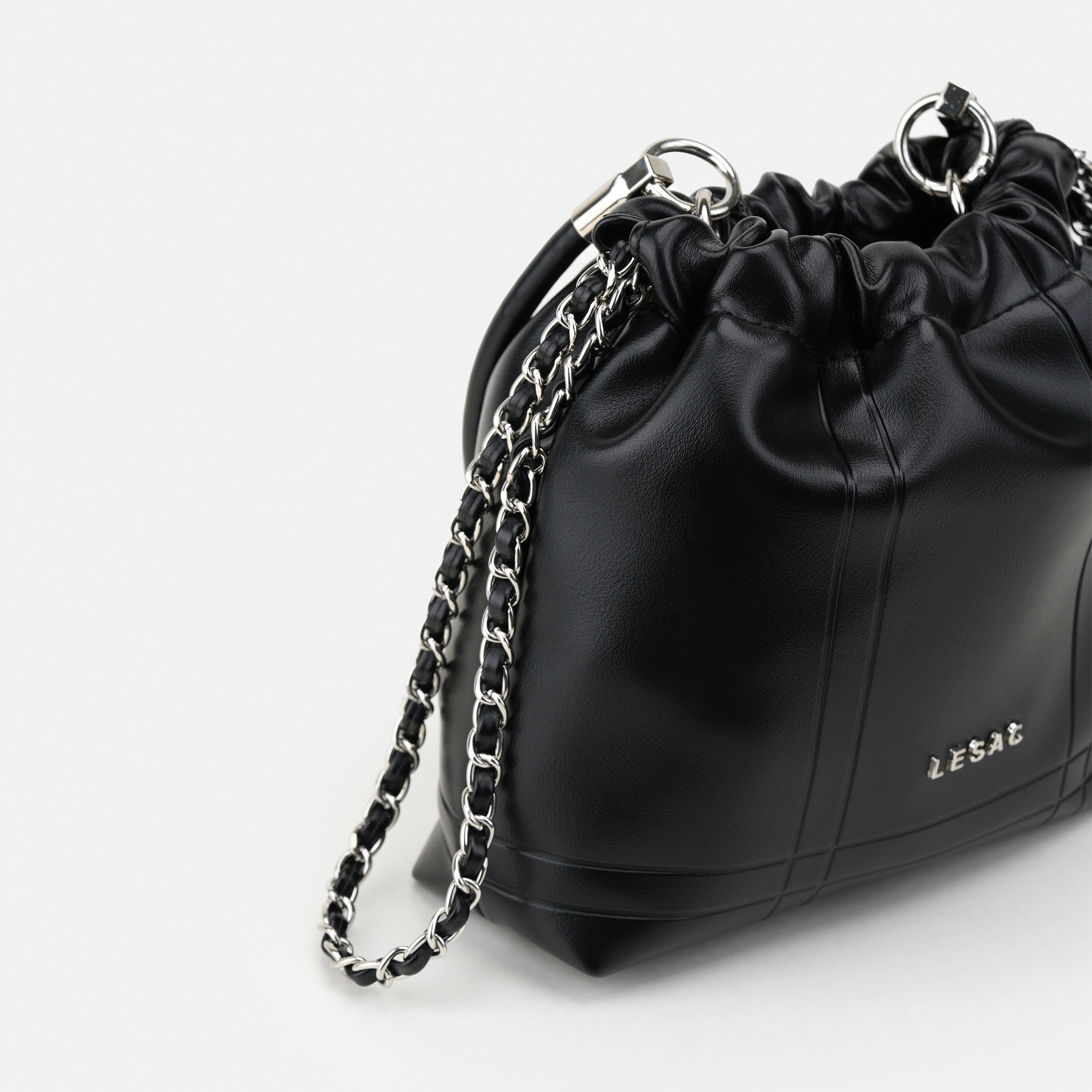 Túi da dây rút nữ LESAC Bloom Bag