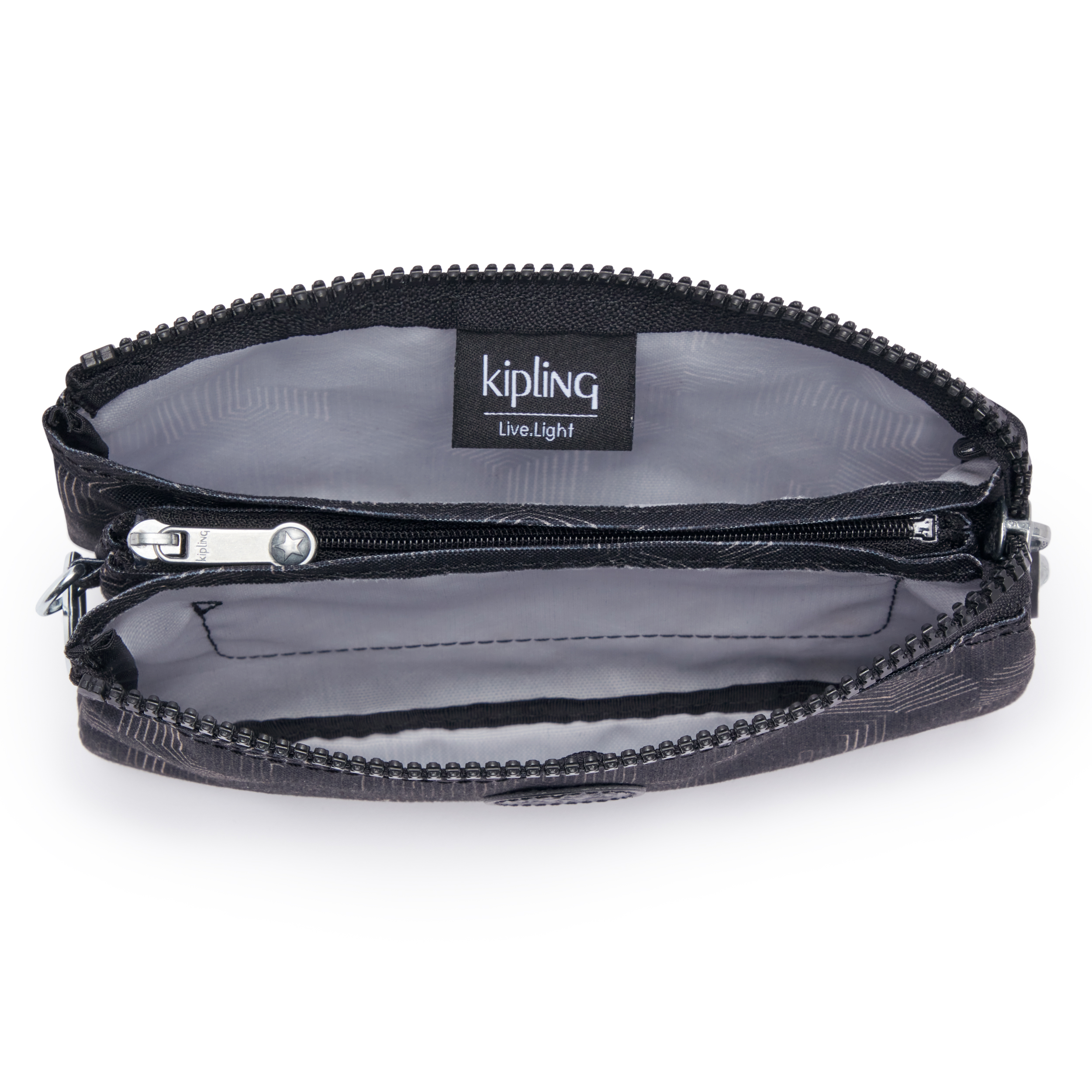 Kipling Ví Creativity L - Mysterious Grid/ Urban Jungle - HUKI7410