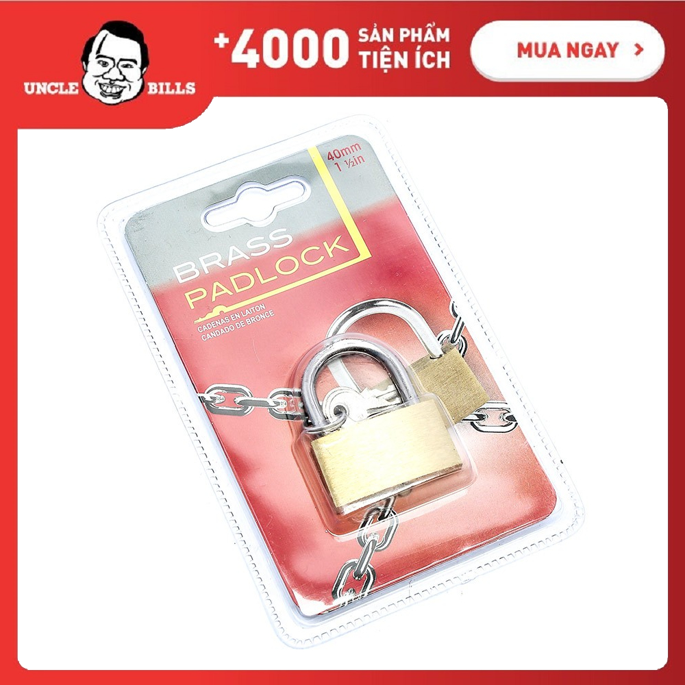 Khóa đồng UBL HG0001 40mm (Vàng đồng)