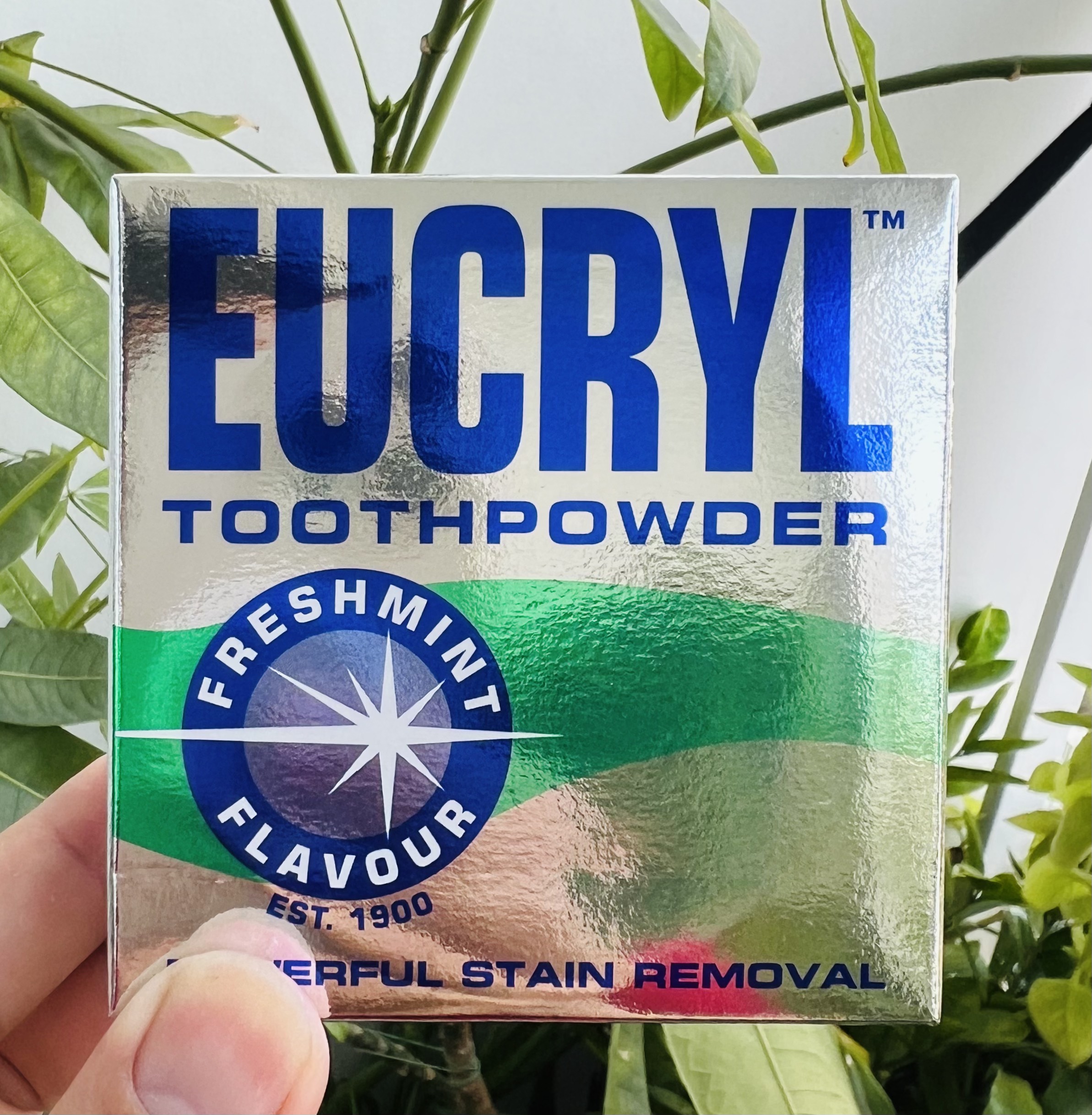 Bột tẩy trắng răng Eucryl 50g và Kem đánh trắng răng Eucryl 62g