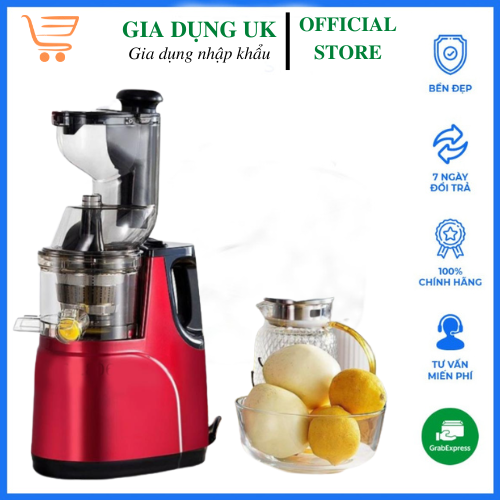 Máy ép chậm Hongxin RH-313 cổ to Chính hãng, máy ép trái cây nguyên quả. Máy ép làm chậm trái cây hoa quả. Bảo hành 12 tháng