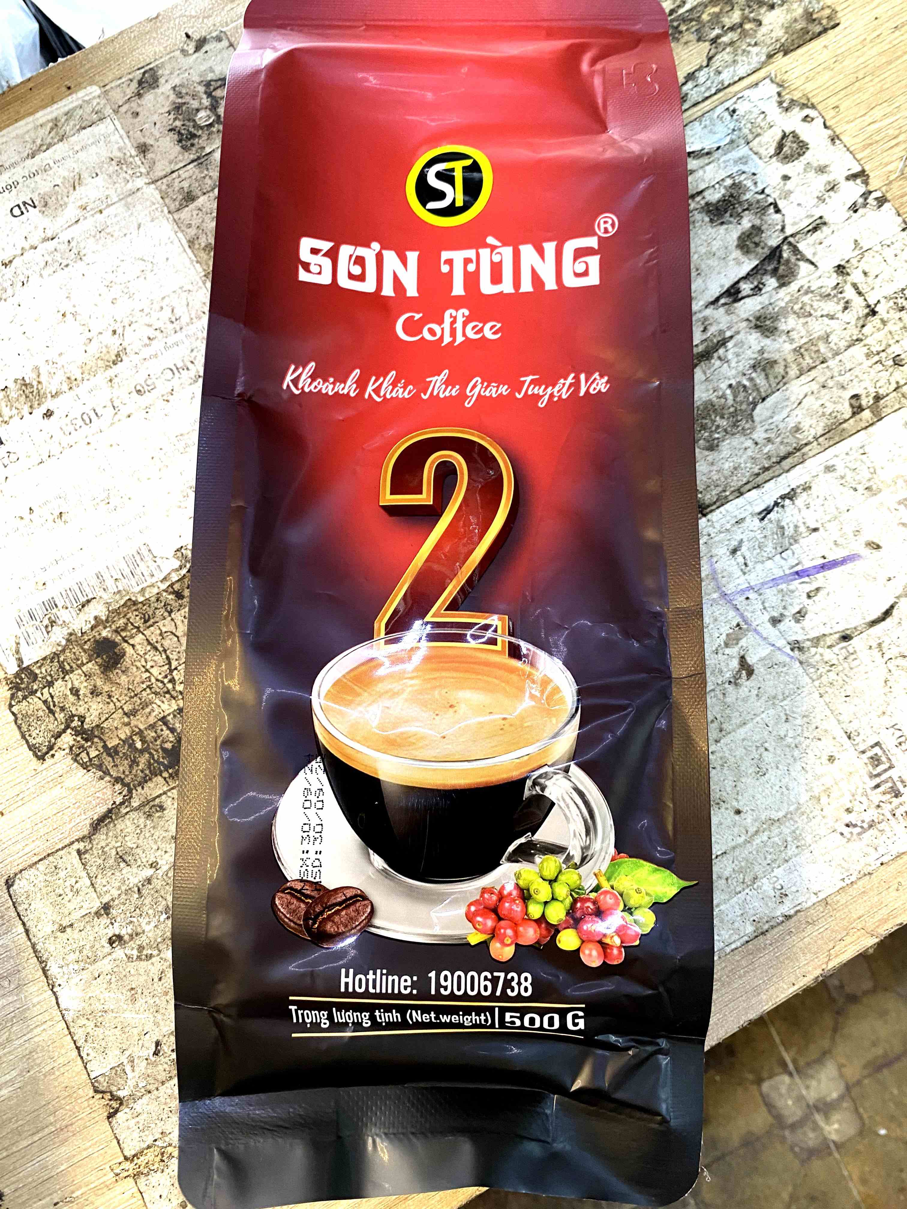 CÀ PHÊ XAY SƠN TÙNG SỐ 1.2.3.4 500gr
