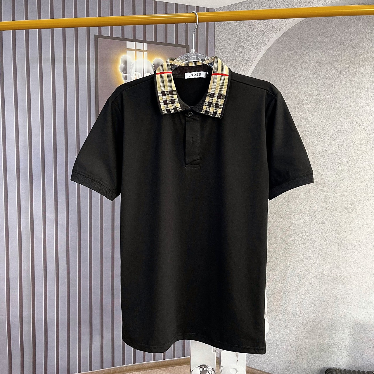 Áo thun polo nam viền cổ caro mẫu cao cấp hot, vải cotton co giãn 4 chiều, không nhăn, form chuẩn - MY LINH FASHION