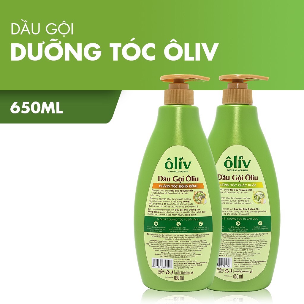 Dầu gội Ôliv Dưỡng Tóc 650ml