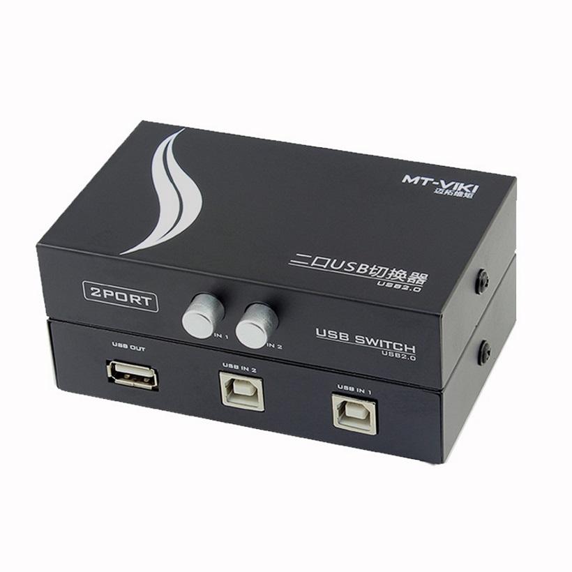 Bộ chia 2 máy tính dùng chung 1 máy in switch usb mt-viki