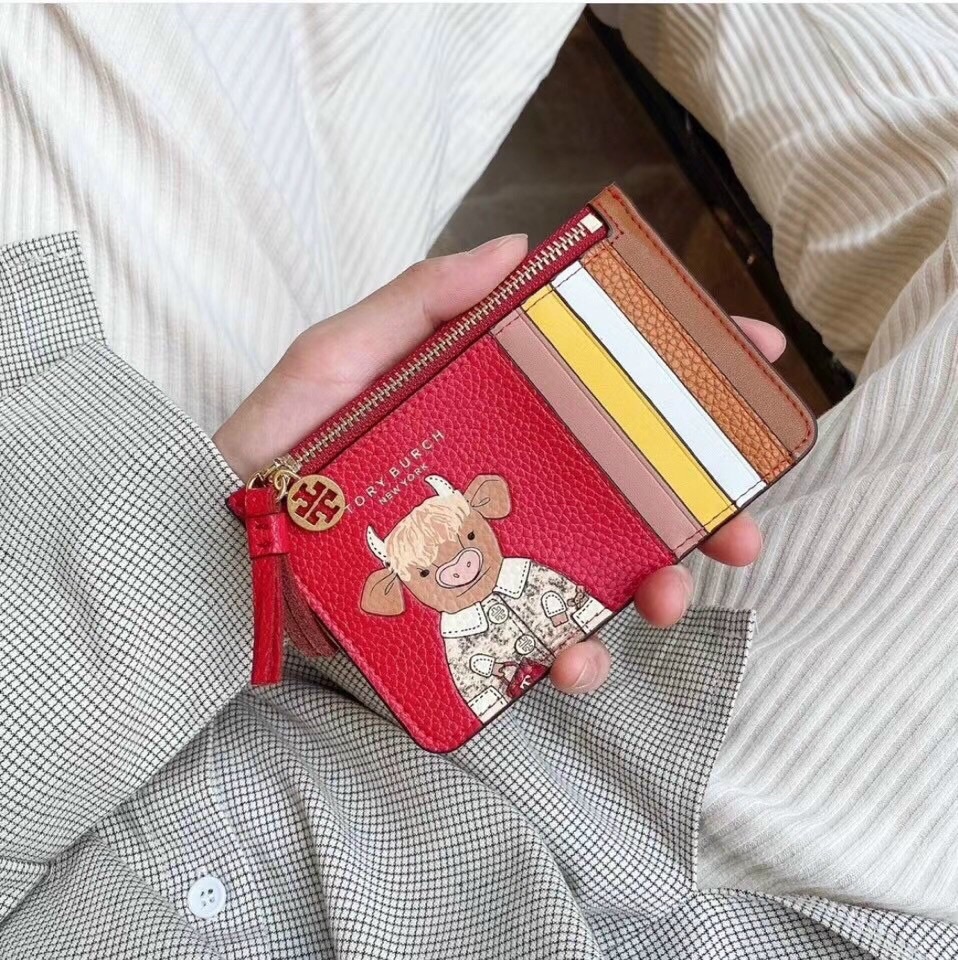 Ví đựng thẻ Tory burch da thật nguyên chiếc