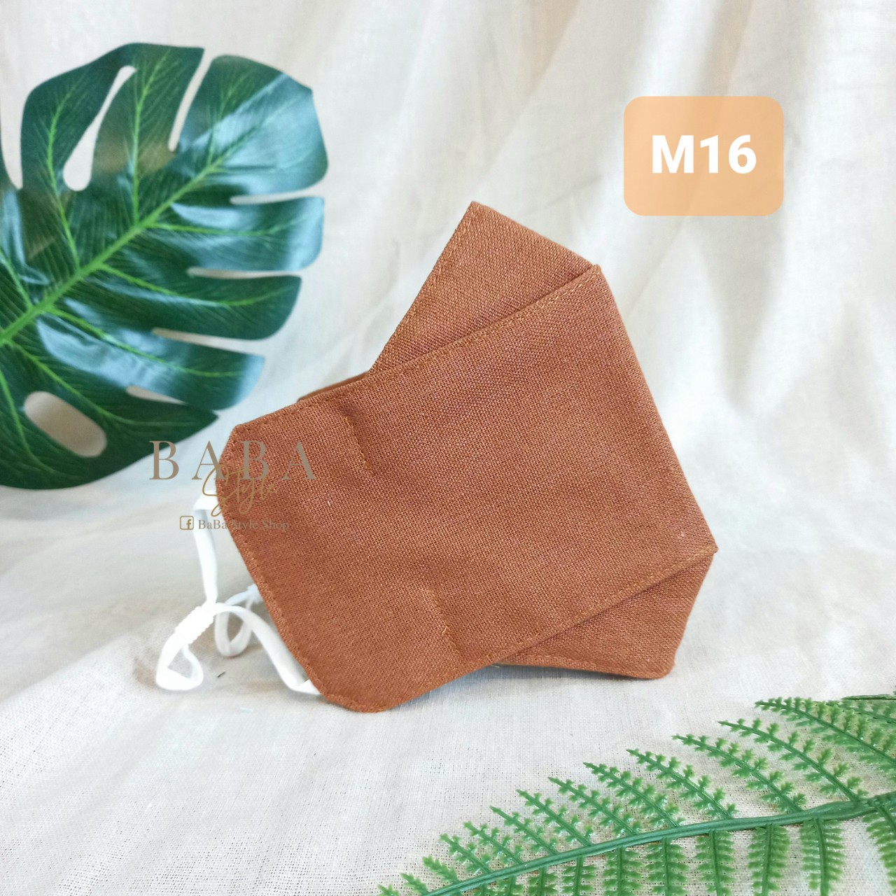 Khẩu trang vải linen 3D - 3 lớp kháng khuẩn, hợp thời trang 100% sợi tự nhiên mềm mại với da sử dụng được nhiều lần