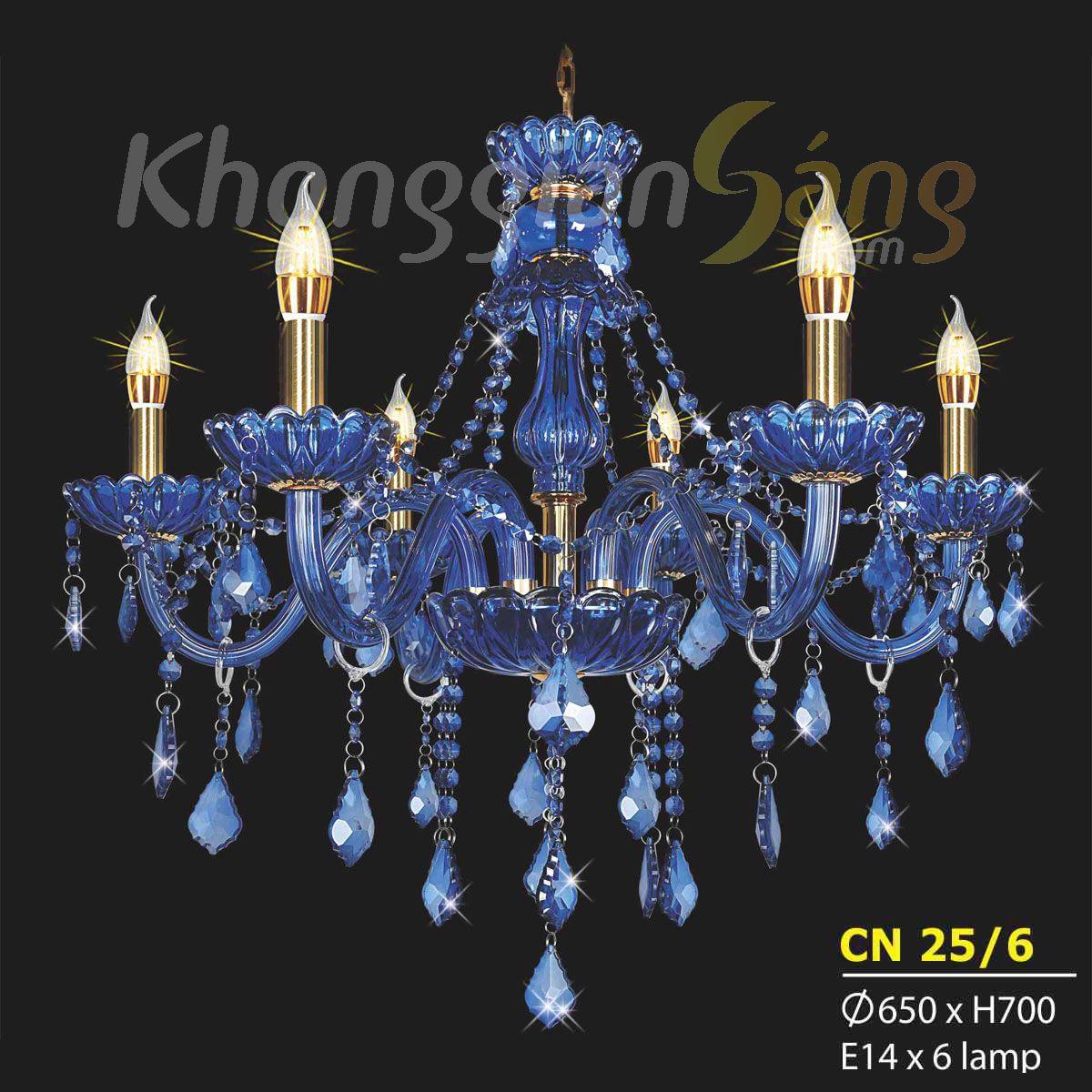 ĐÈN CHÙM NẾN (PHI 650mm x H700mm) KTD-CN25/6