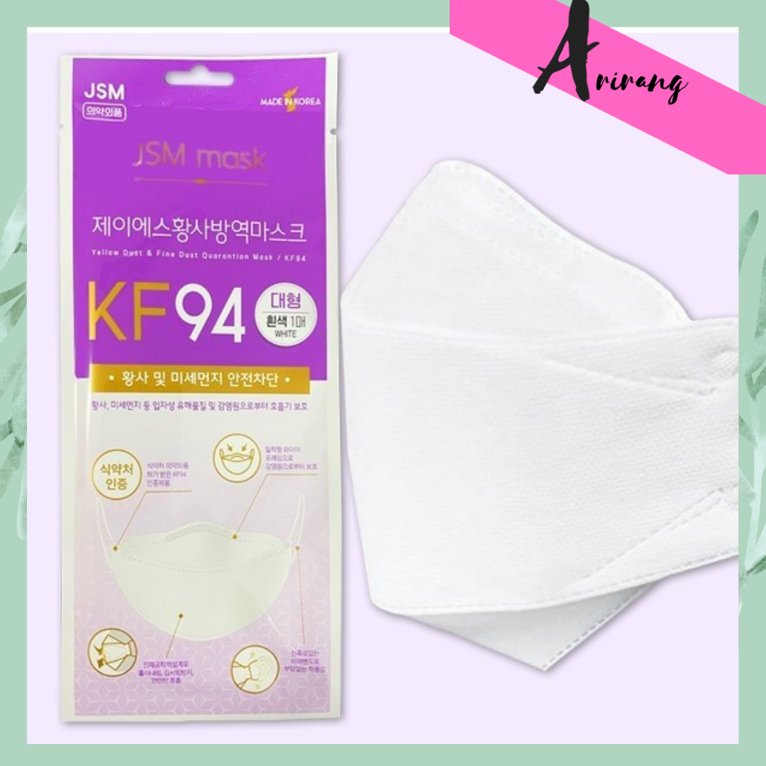 Khẩu trang 3D kháng khuẩn Hàn Quốc  KF94 4 lớp