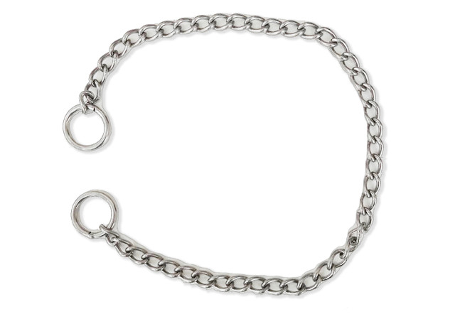 Vòng cổ inox đơn cho chó, mèo, siêu bền, siêu chắc