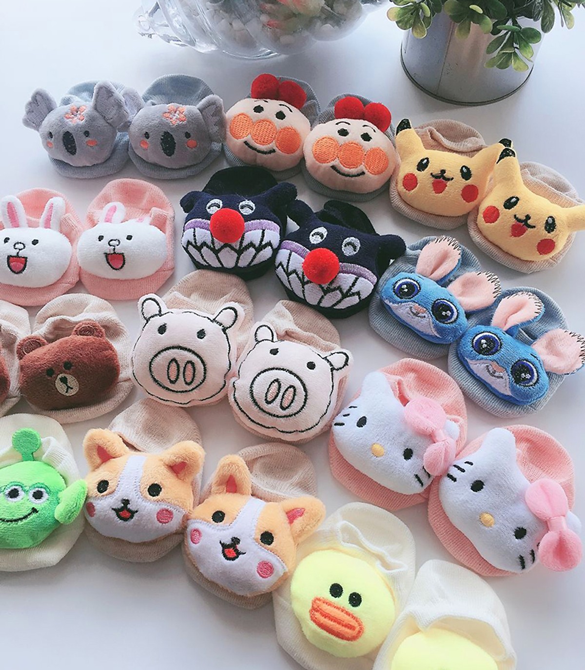 [ XẢ KHO] Tất Vớ 3D Hình Thú Siêu Cưng Cho Bé