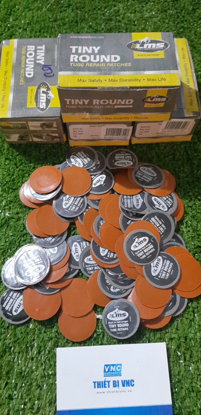Hộp 100 Miếng vá săm xe máy LMS TC30 Ấn Độ (30mm)