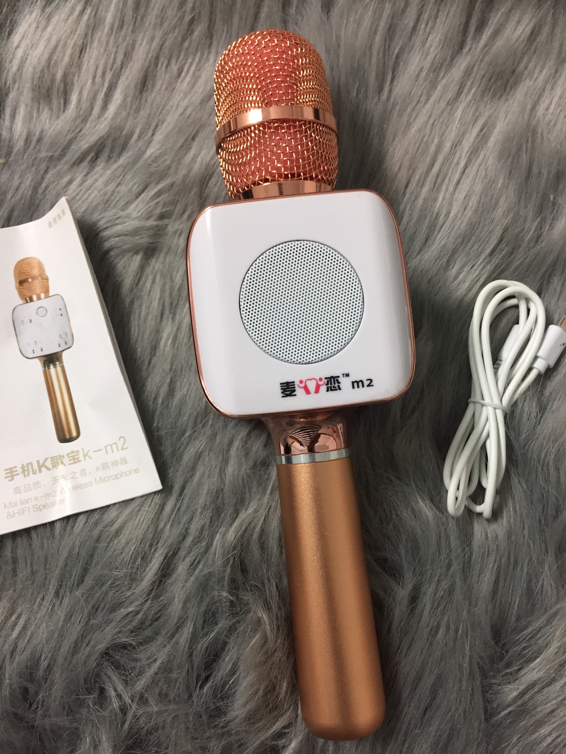 Micro karaoke kèm loa bluetooth M2