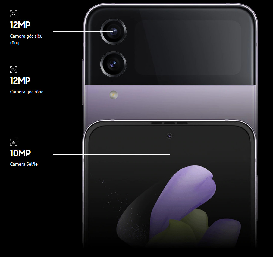 Điện Thoại Samsung Galaxy Z Flip4 5G 128GB Chính Hãng