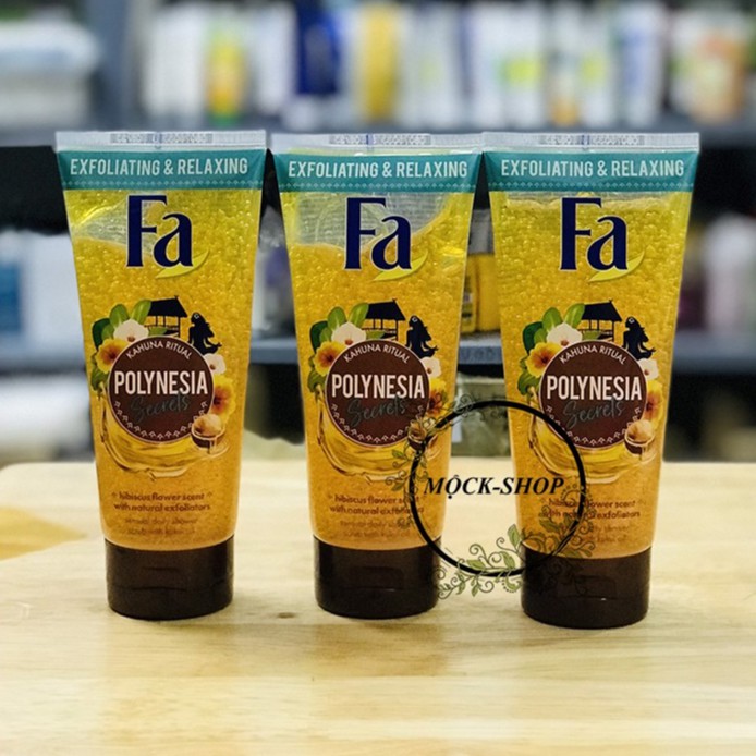 Sữa tắm tẩy da chết polynesia fa
