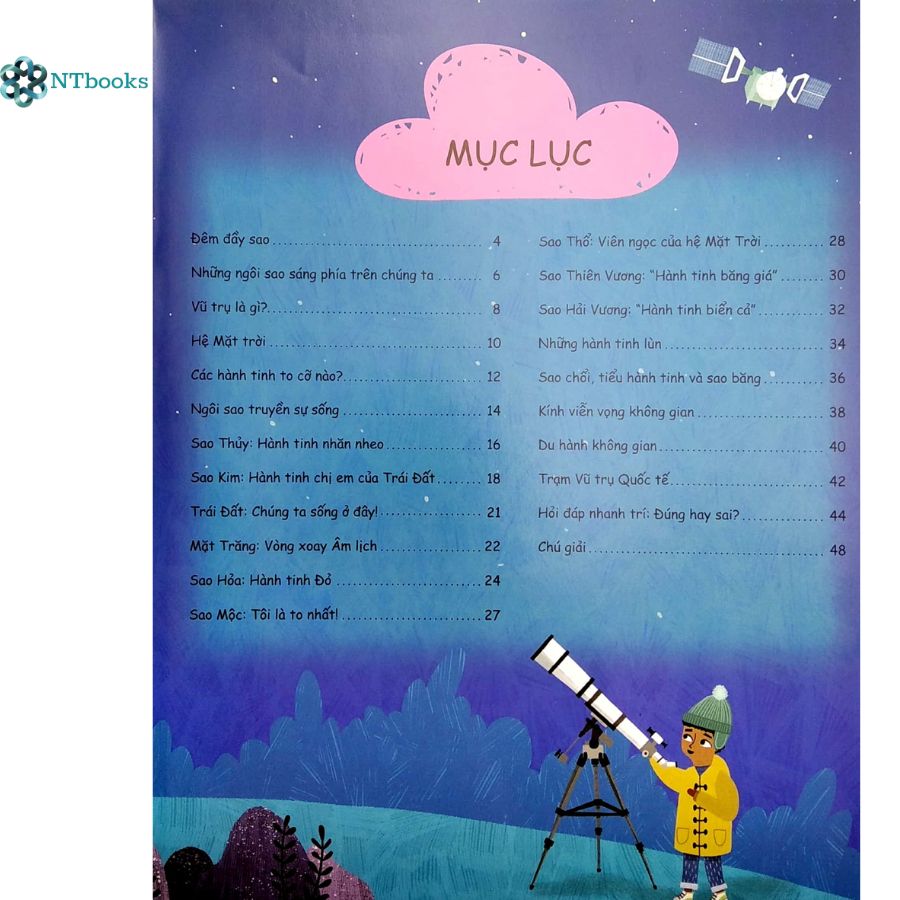 Cuốn Sách Đầu Đời Của Bé - Khám Phá Vũ Trụ - NTbooks