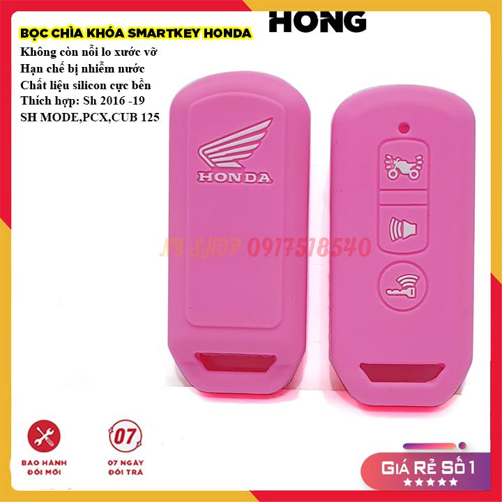 Bọc (Bao) Silicon Cho Chìa Smartkey SH 2016-2020 - 2021 sh modePCX (ĐỦ MÀU)