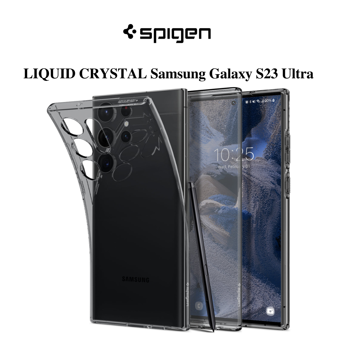 Ốp Lưng Spigen Liquid Crystal Dành Cho Samsung Galaxy S23 Ultra, chính hãng Spigen