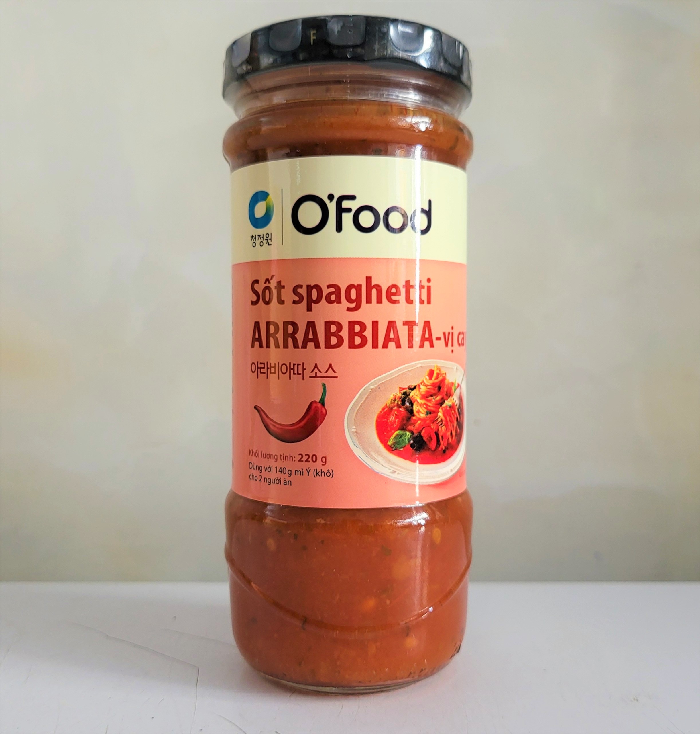 Xốt mì ý vị cay o'food miwon spaghetti sauce