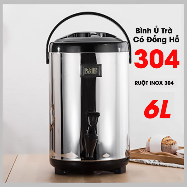 Bình Ủ Trà 10L Winner - Inox 304
