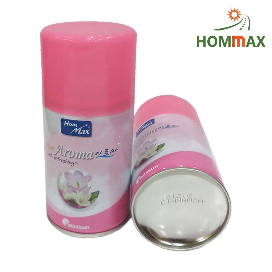 Combo 10 bình nước hoa xịt phòng Aroma Hommax Hàn Quốc (Dùng cho các loại máy xịt phòng tự động)