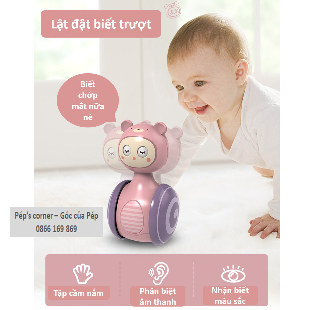 Lật đật biết trượt biết chớp mắt siêu xinh