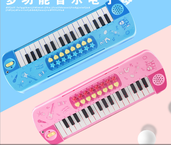 Đồ chơi đàn organ điện tử kèm micro Lezile
