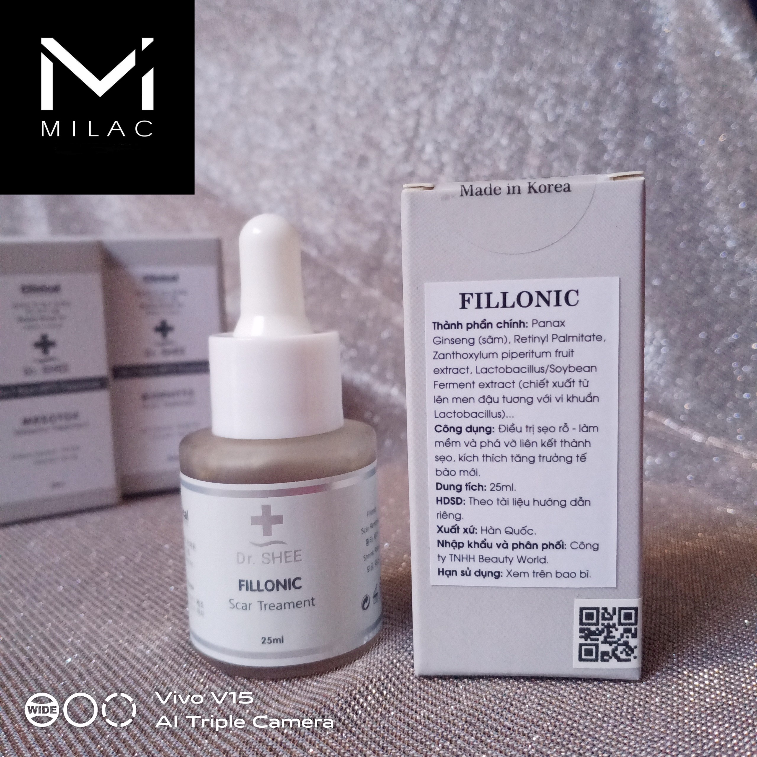 FILLONIC lấp đầy sẹo rỗ, thu nhỏ lỗ chân lông