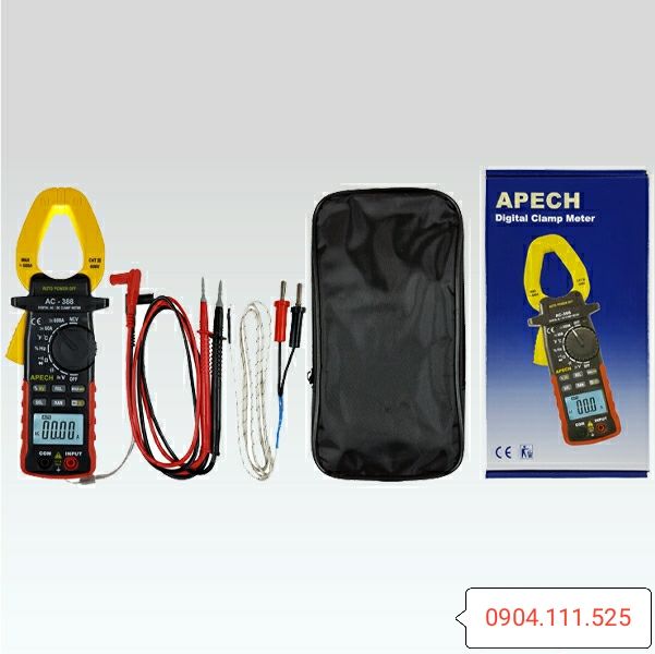 [HCM]Ampe kìm đo dòng AC/DC APECH AC-388 (600A)