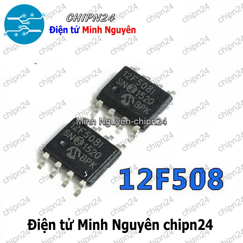 [1 con] (SOP) IC Dán PIC12F508 SOP-8 (SMD) (PIC 12F508) - HH002053