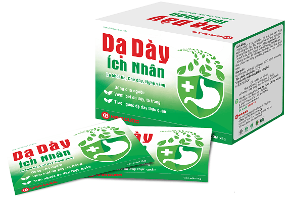 DẠ DÀY ÍCH NHÂN – Hỗ trợ giảm viêm loét dạ dày, trào ngược dạ dày thực quản (10 gói)